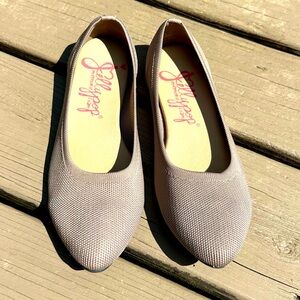 Jellypop Memory Foam Taupe Knit “Champs” a la Rothy’s | Size 7